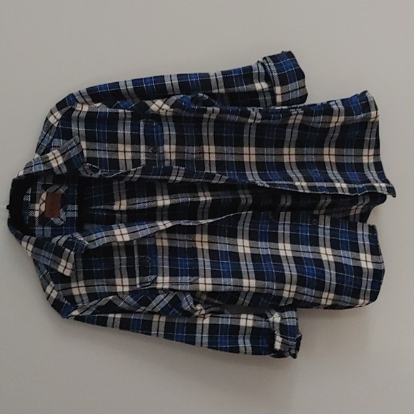 Orvis Other - Orvis Heavy Flannel Shacket Shirt Jacket Men's  Blue Plaid Tartan Check Cotton
